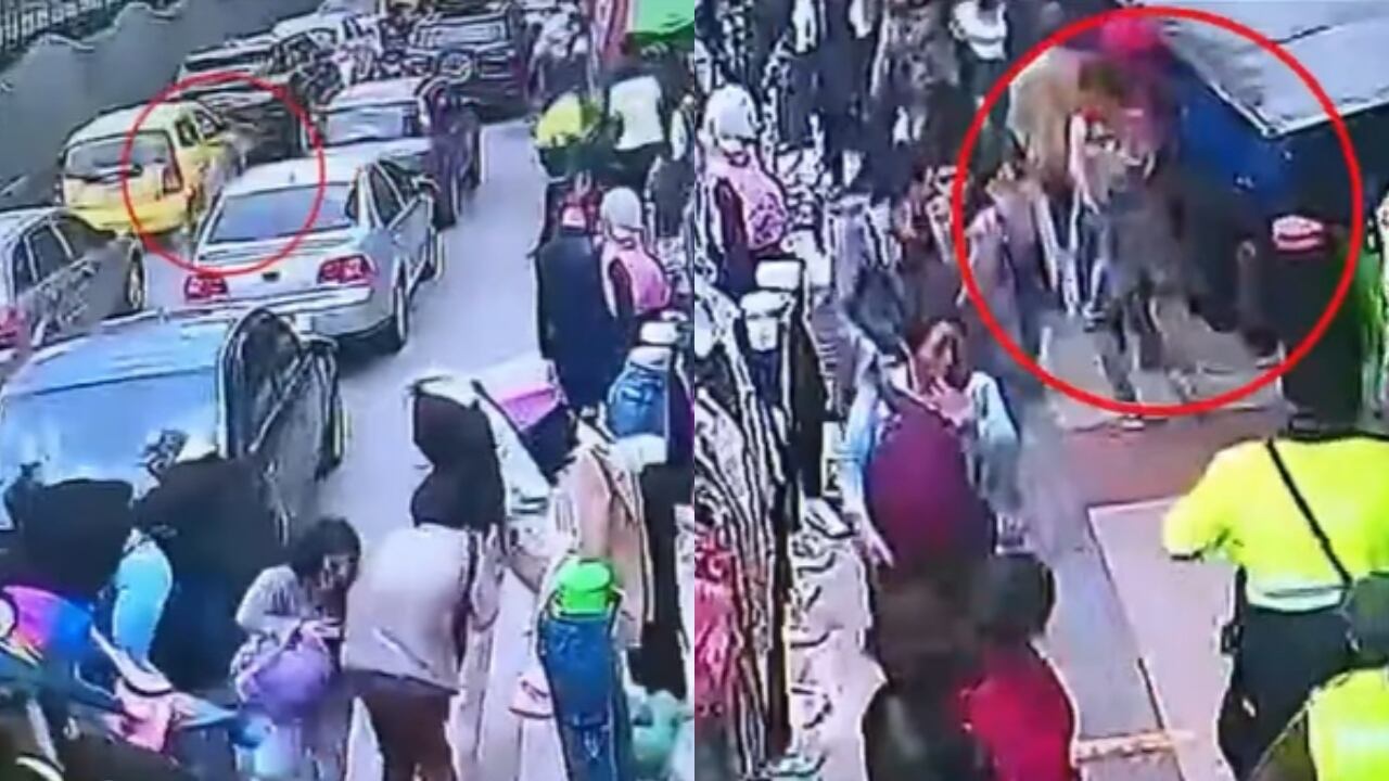 Los videos son clave en la investigación del hecho que desató el pánico en el centro de la capital.