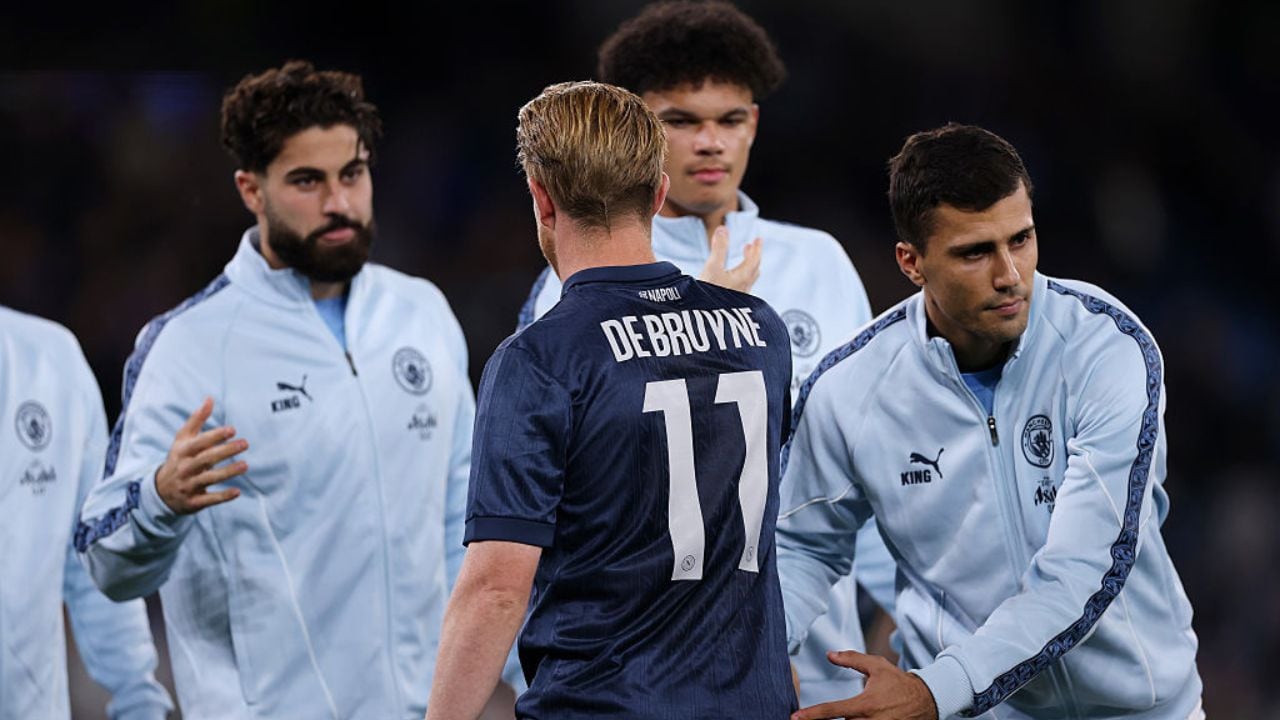 De Bruyne en su regreso a Manchester.