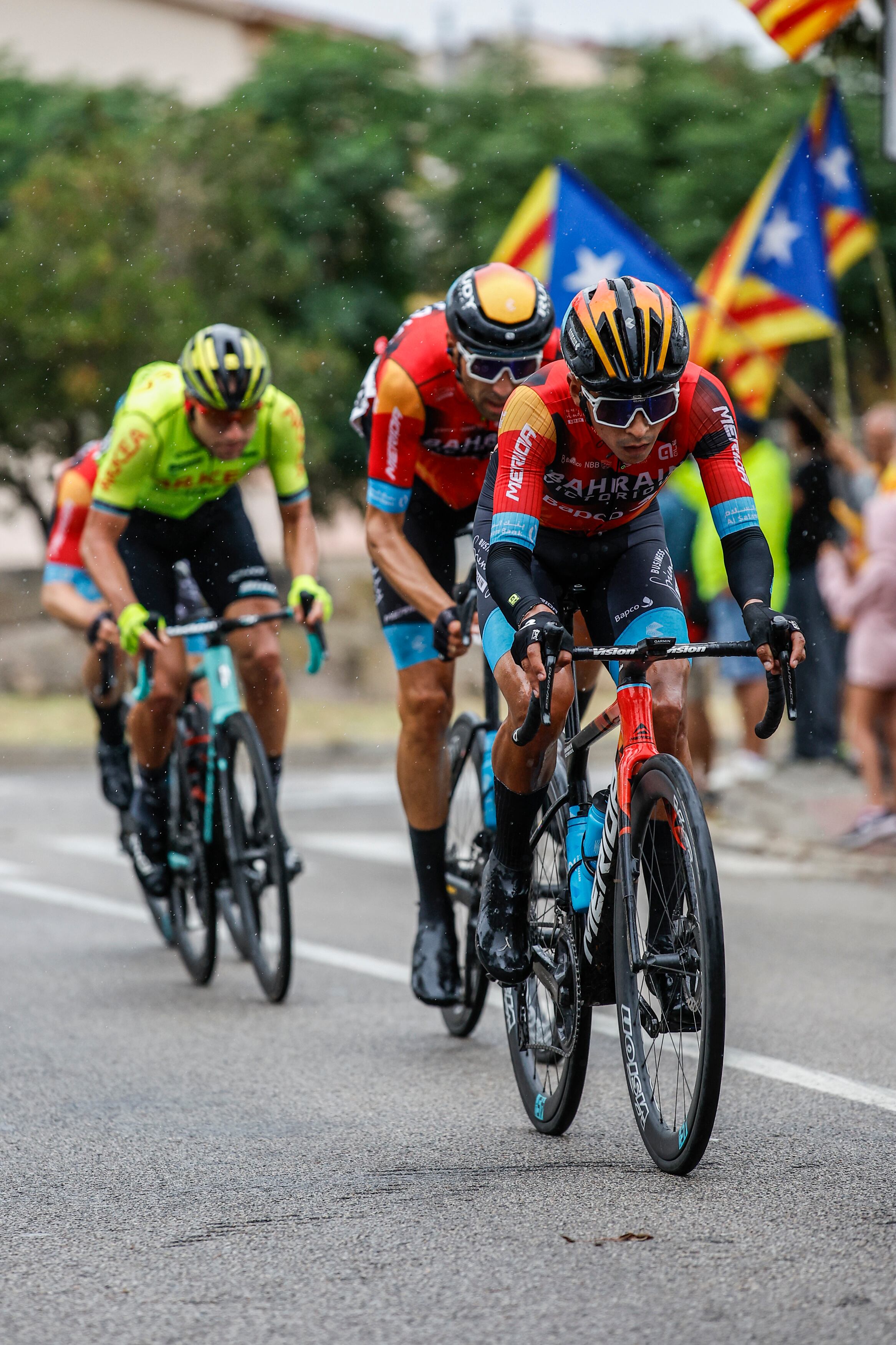 Santiago Buitrago, corredor del Bahrain Victorious.