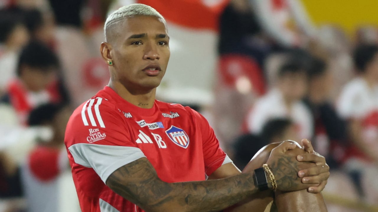 Jermein Peña, defensor central del Junior de Barranquilla.