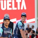 Santiago Buitrago, ciclista colombiano, en la presentación oficial de La Vuelta a España 2026.