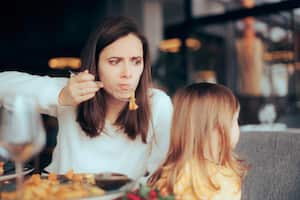Mother obsessing over child not eating enough food