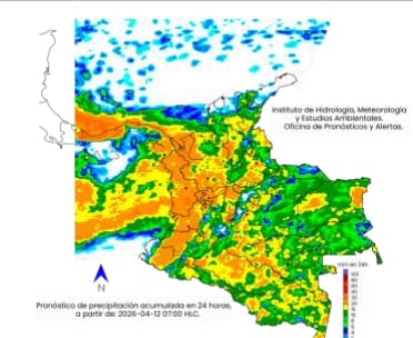 Pronóstico del clima fin de semana del 10 al 12 de abril.