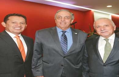 Carlos Bermeo, Andrés Botero y Baltazar Medina.