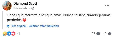 La mujer era activa en las redes sociales donde publicó varios mensajes desgarradores