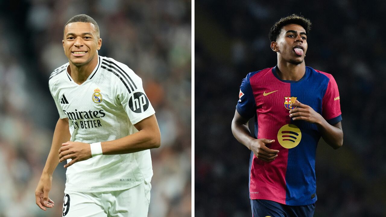 Primer Mbappé vs. Yamal en un clásico de LaLiga de España