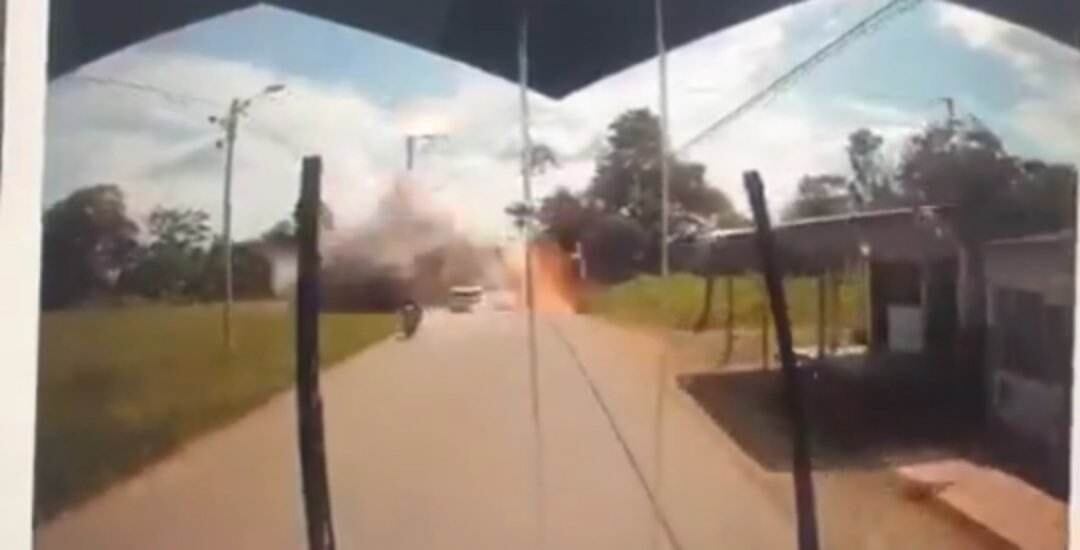 La explosión fue demasiado fuerte.