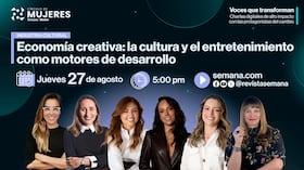 La cita es este jueves 27 de agosto, a las 5:00 p. m., en la séptima entrega de Voces que transforman, que podrá seguirse a través de Semana.com y las cuentas oficiales de SEMANA en Facebook, X y YouTube, @RevistaSemana.