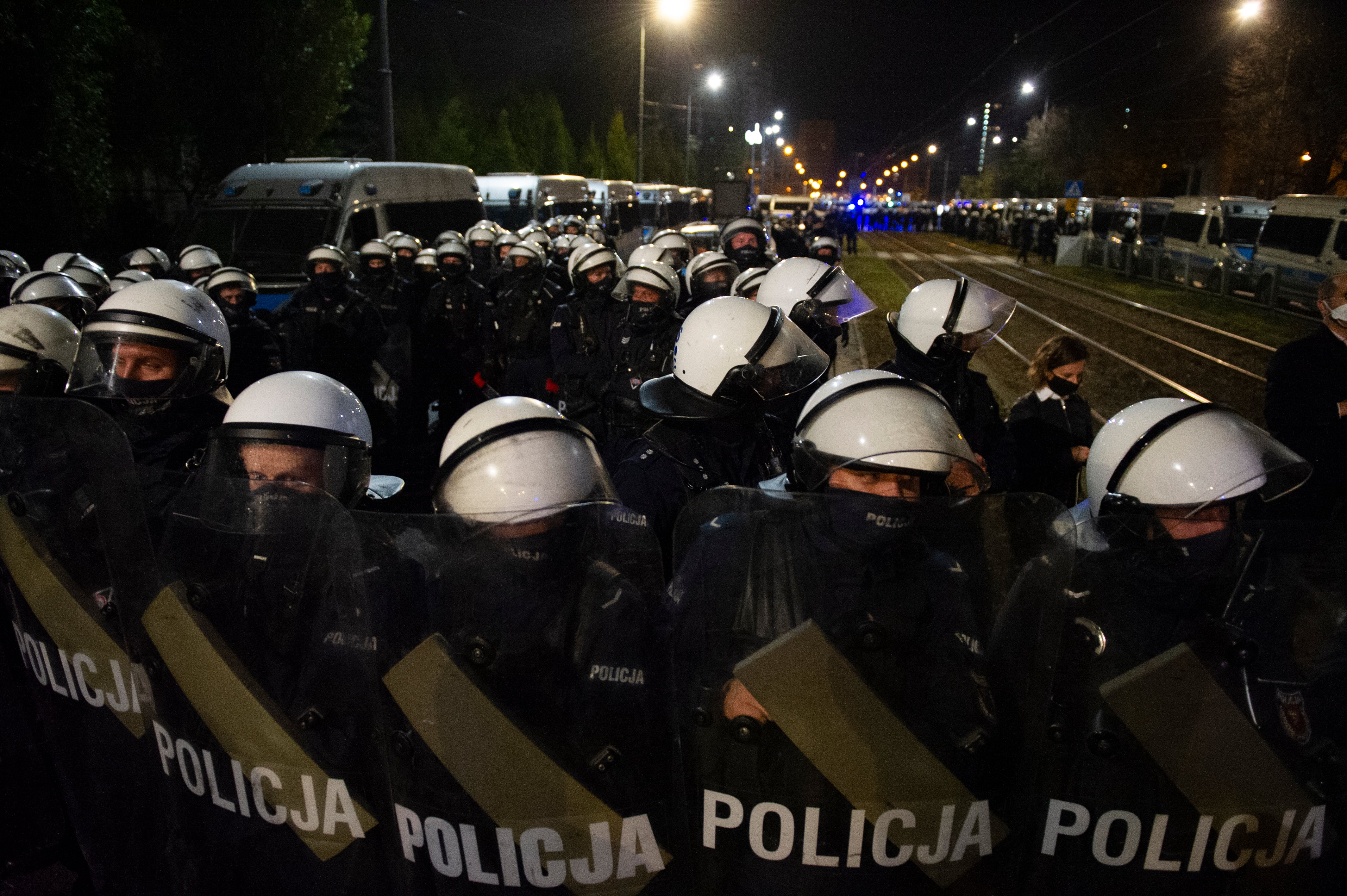 Fuertes disturbios en Polonia.