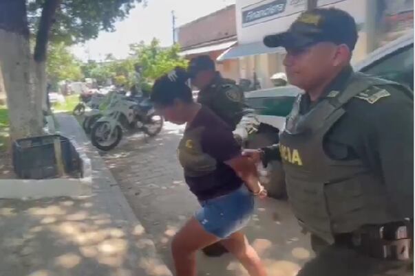 La progenitora fue capturada por el delito de maltrato infantil.