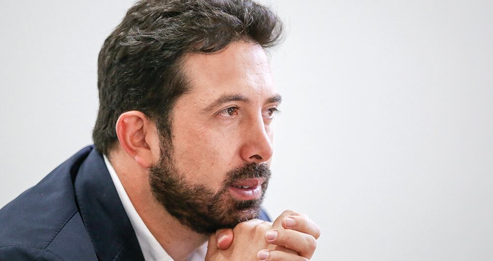 Diego Guevara, ministro de Hacienda.