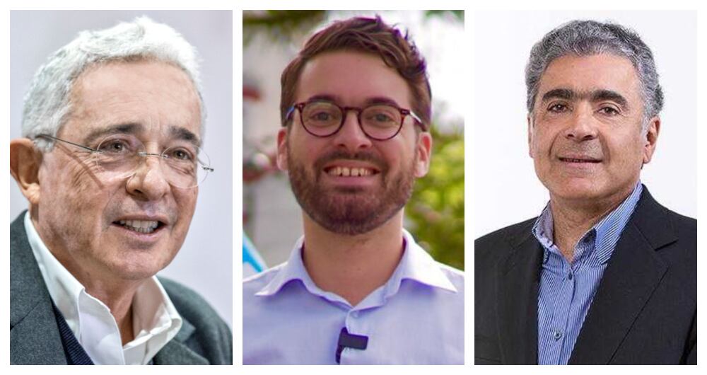 Álvaro Uribe, Daniel Duque y David Bojanini