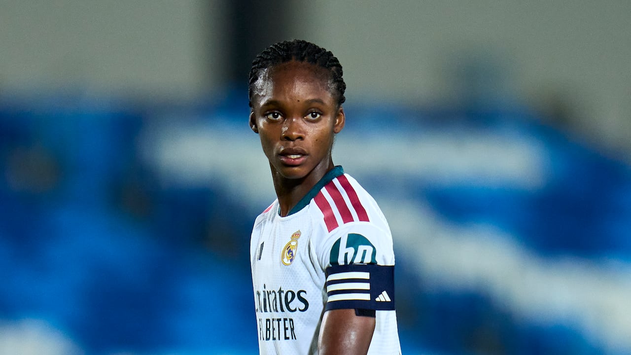 Linda Caicedo, jugadora titular del Real Madrid.
