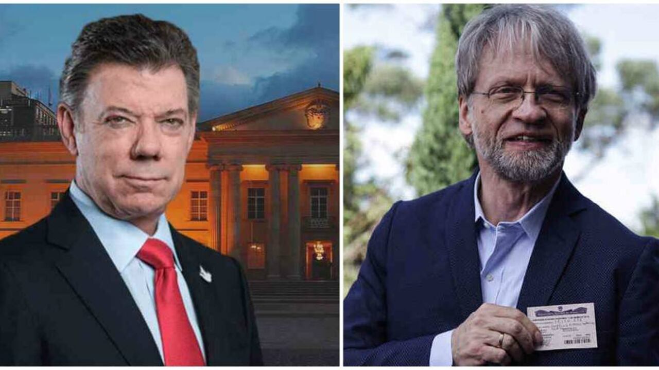 Juan Manuel Santos y Antanas Mockus