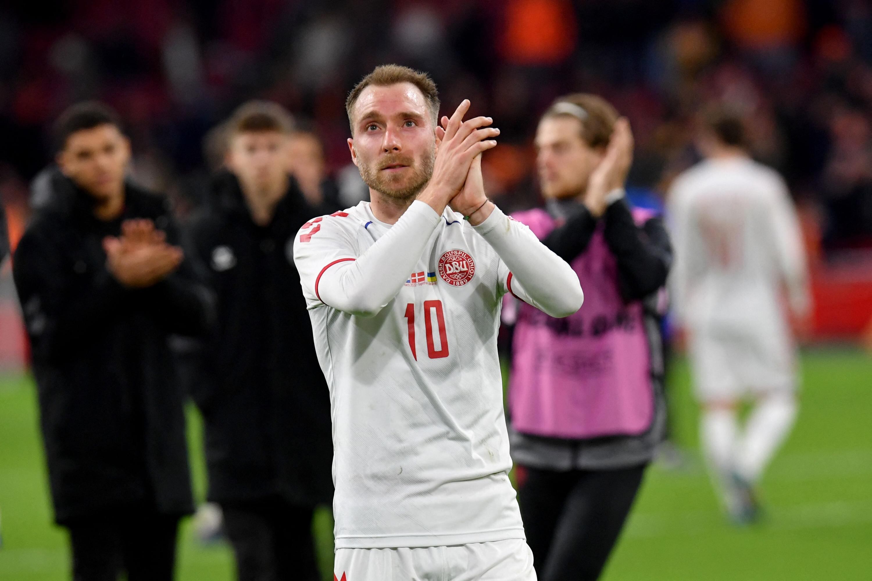 Christian Eriksen, jugador de Dinamarca.