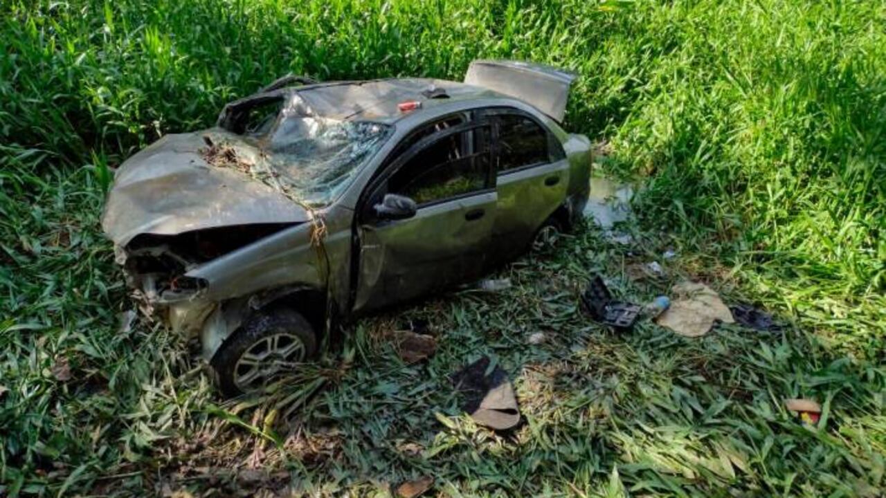 Trágico accidente dejó un muerto y tres heridos en la vía entre Sabana de Torres y San Alberto.