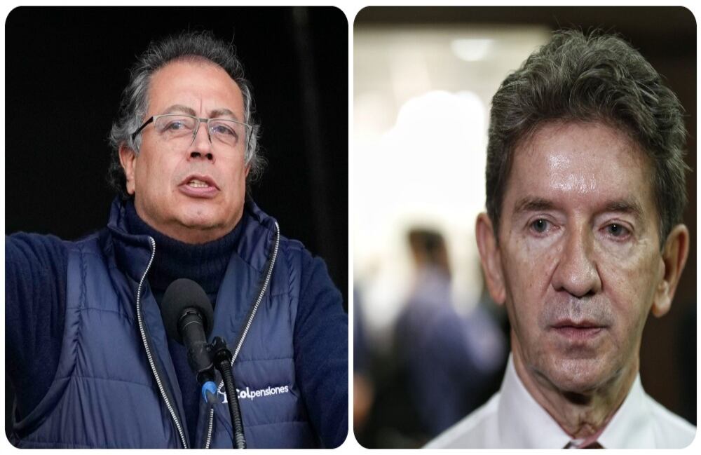 Gustavo Petro y Luis Pérez.