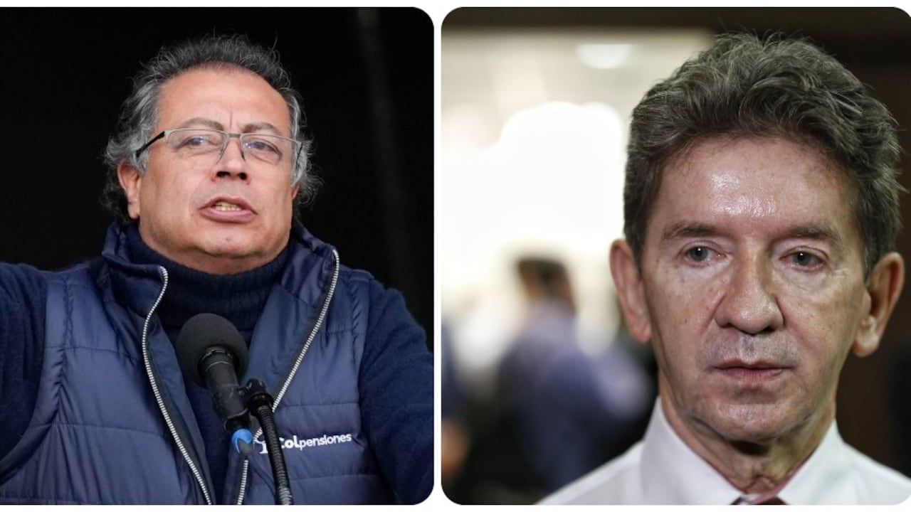 Gustavo Petro y Luis Pérez.