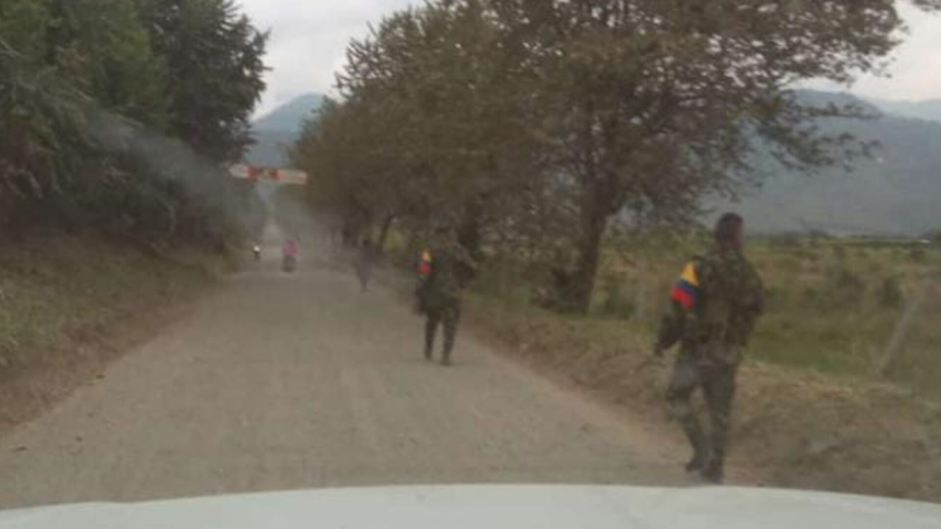 Retén ilegal de las disidencias de las Farc en Cauca.