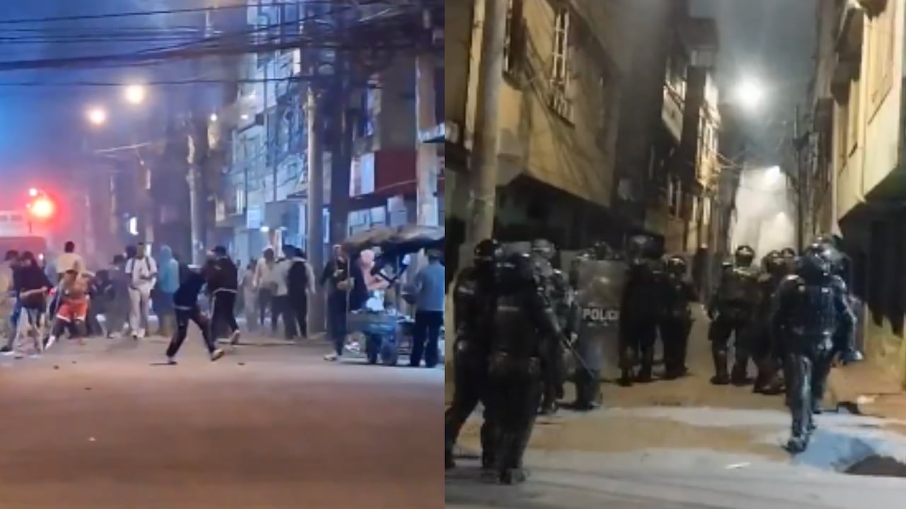 Los disturbios quedaron grabados en video.