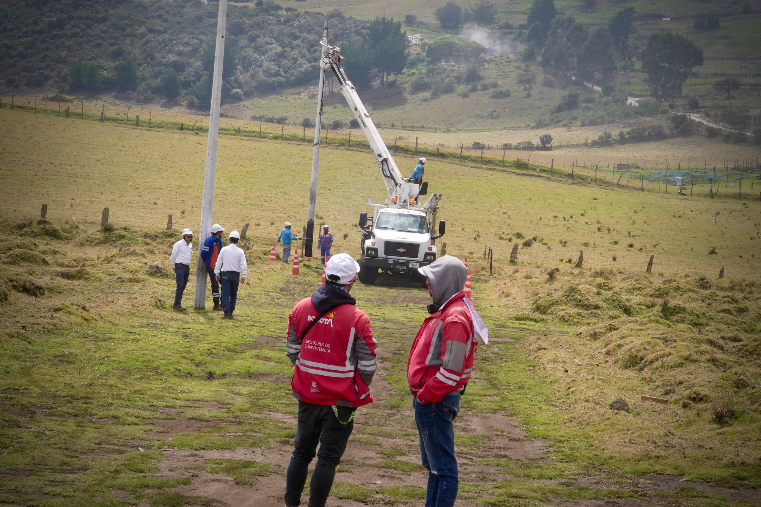 Los “tierreros” ya tenían demarcado el loteo y el trazado de vías