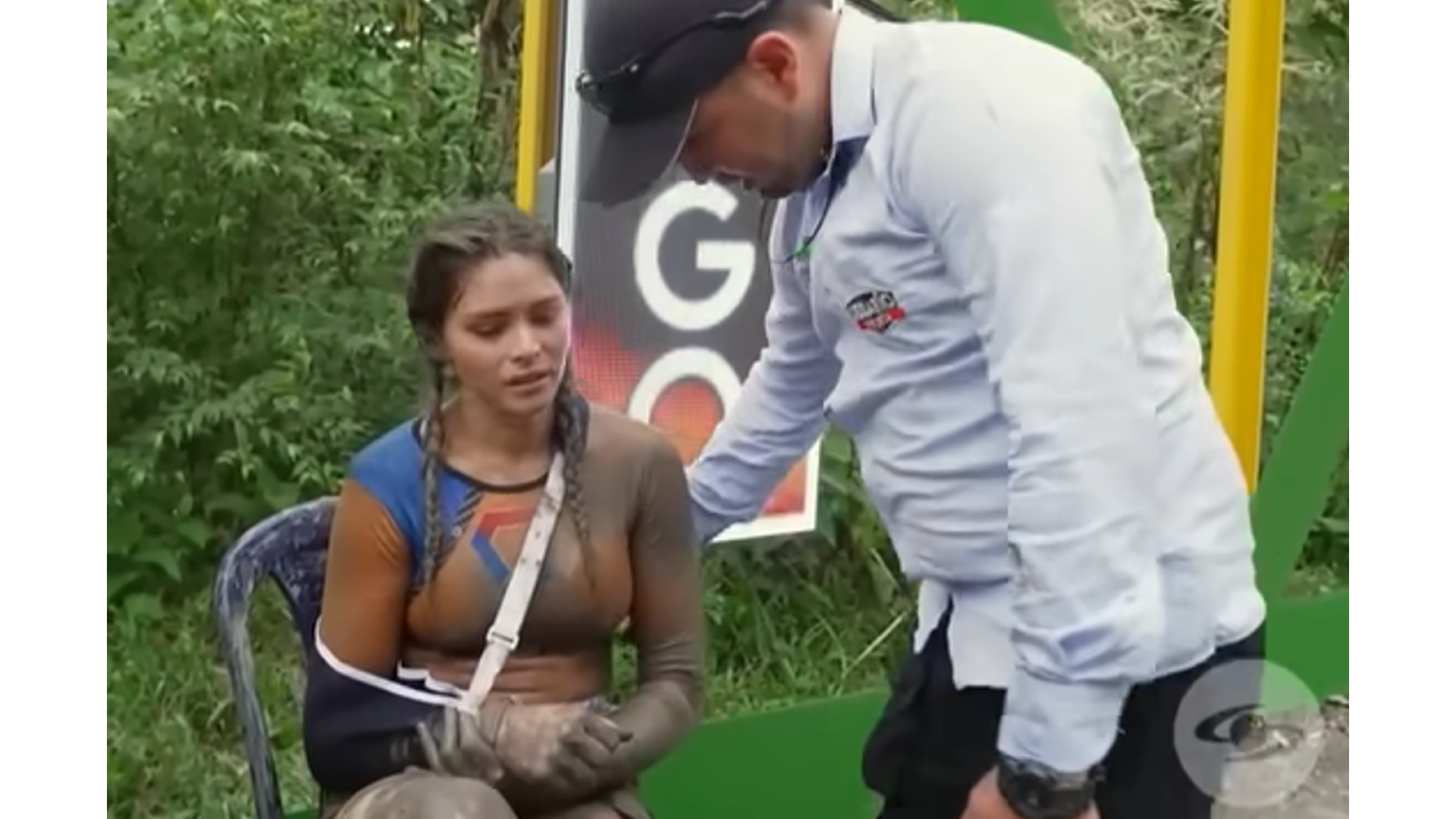 Saskya fue 'expulsada' del programa por una lesión en su brazo.