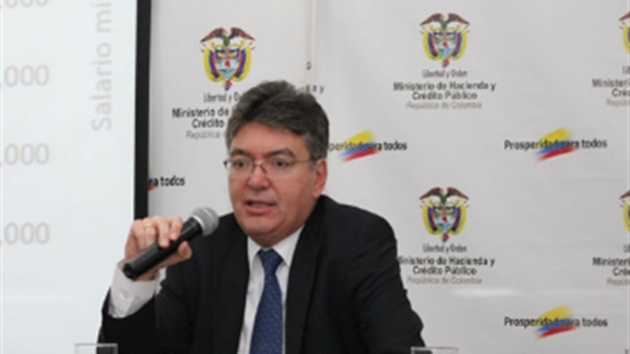 Ministro de Hacienda, Mauricio Cárdenas.