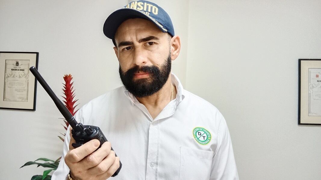 Carlos Enrique Bueno, director de Tránsito de Bucaramanga.