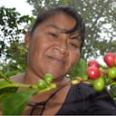 Maria Cecilia Valencia es una indígena Nasa que lleva su legado cosechando café en Tierradetro