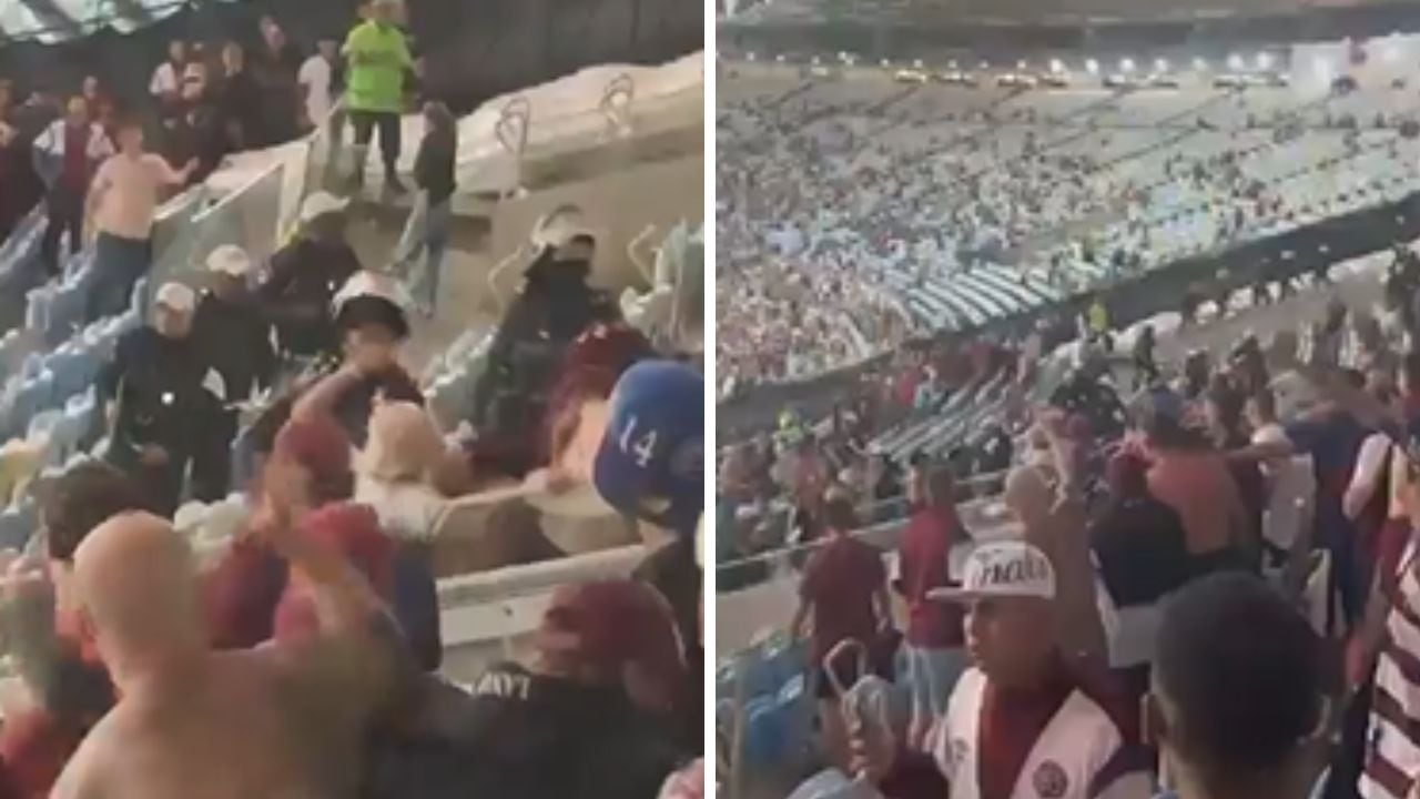 Imagen de lo sucedido en Brasil.