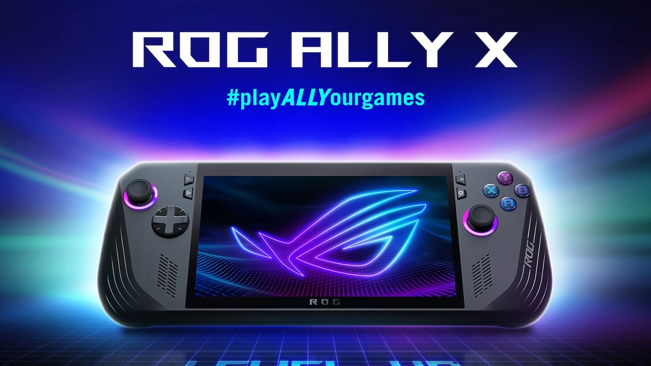 Asus presenta su nueva consola ROG Ally X, con el doble de capacidad de batería, un diseño más ergonómico y 24GB de RAM