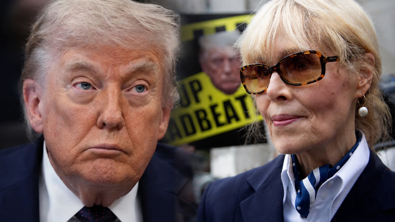 Donald Trump y Jean Carroll.