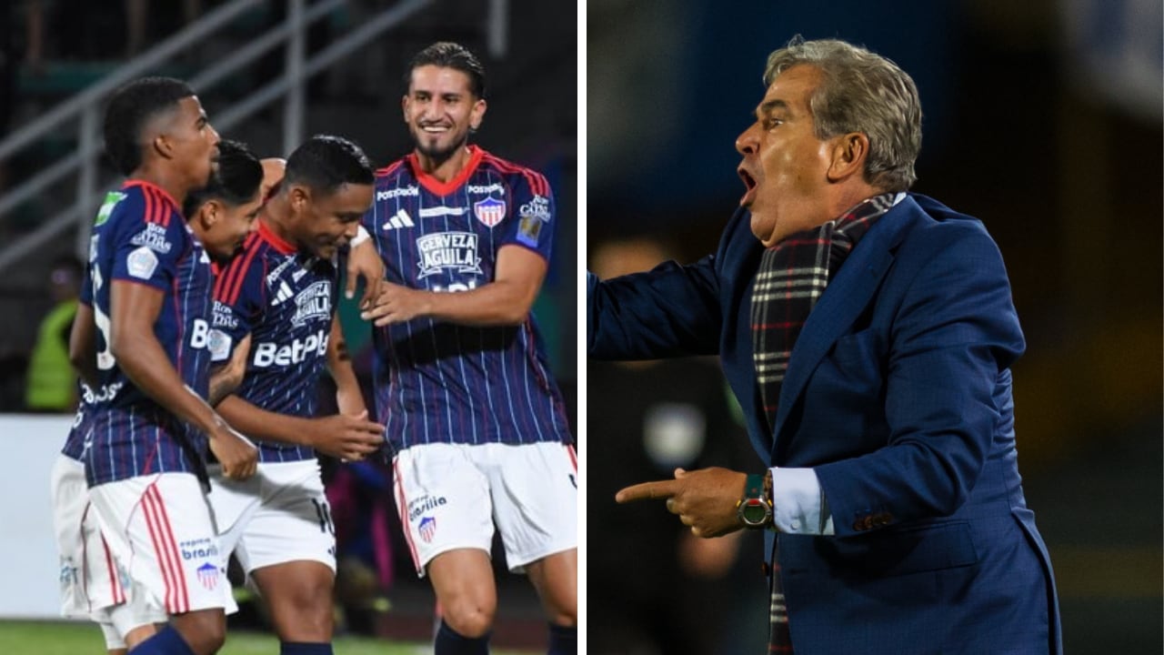 ¿Llegará Jorge Luis Pinto (der.) a ser nuevo técnico de Junior de Barranquilla? Dejó clara respuesta.