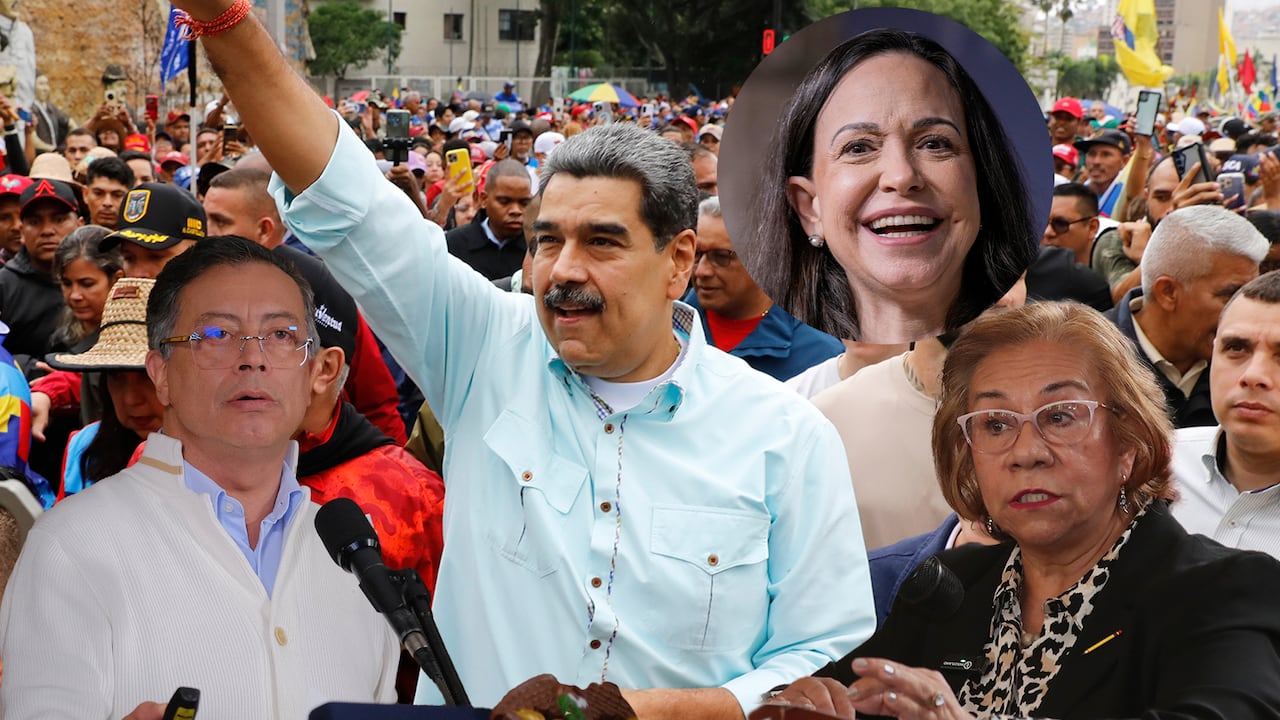 Rosa Yolanda Villavicencio Gustavo Petro , Nicolás Maduro Maria Corina Machado