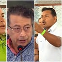 Representantes de la comunidad y el presidente Gustavo Petro