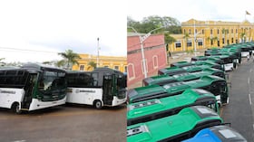 Renovación de la flota de transporte urbano, que incorpora buses con tecnología Euro 6, sistemas de seguridad y mejoras en confort para los usuarios.