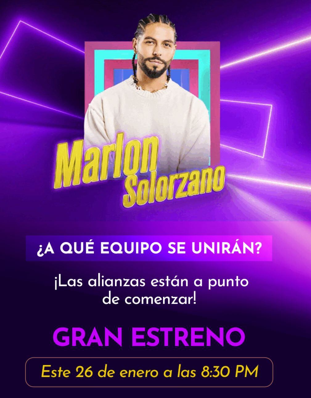 Marlon Solórzano, nuevo habitante confirmado en La casa de los famosos