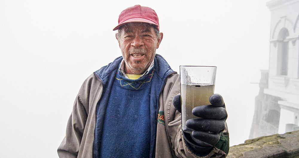 Salto del Tequendama. A la carga contaminante que arrastra el río, se le suma una carga poética.