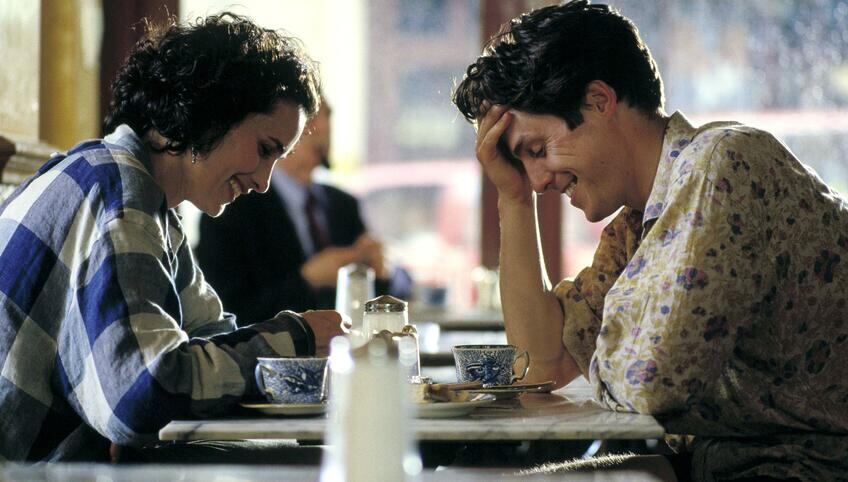 'Four Weddings and a Funeral', clásico con
 Andie MacDowell & Hugh Grant.