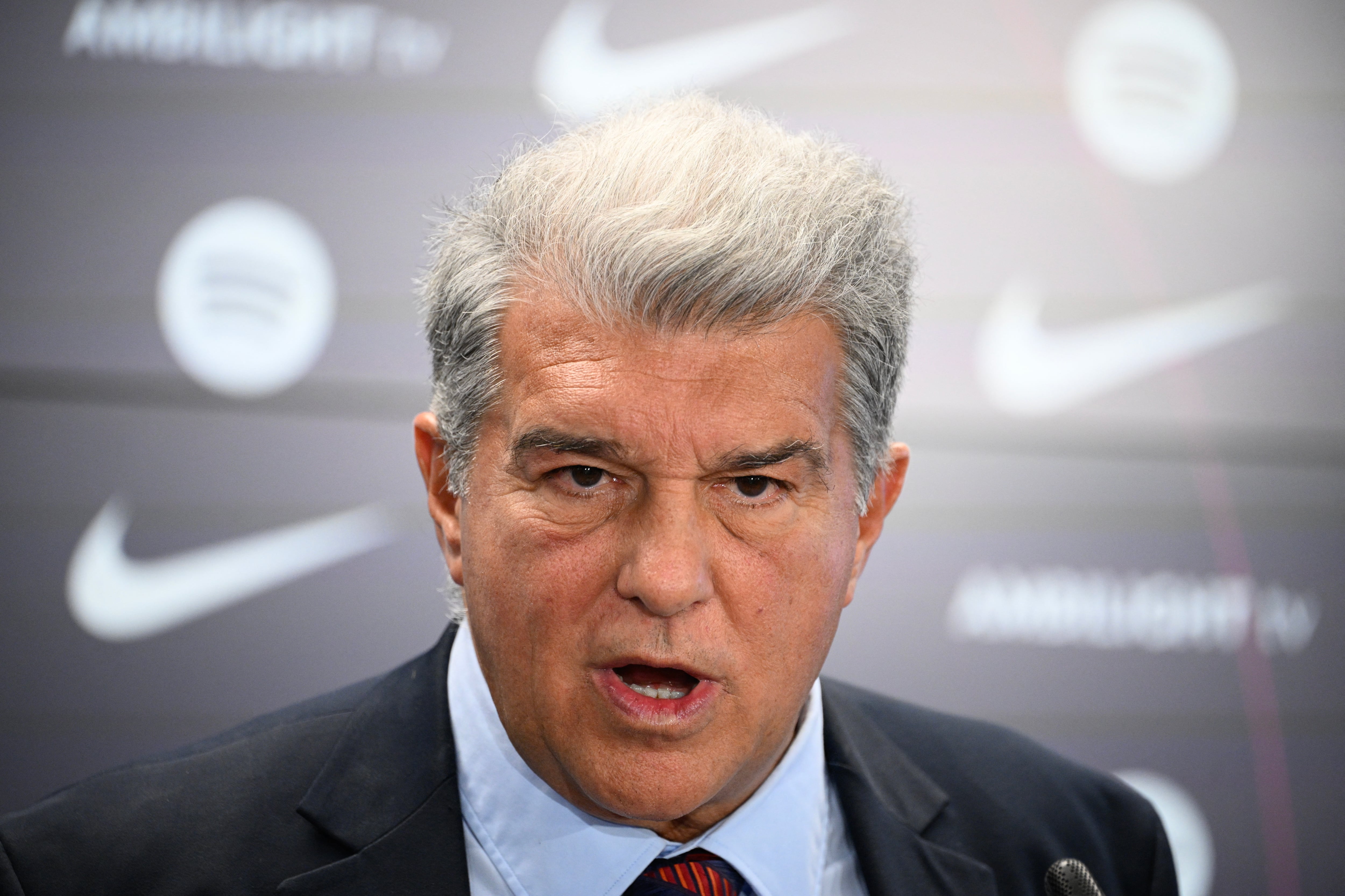 Laporta habló en conferencia de prensa este martes.