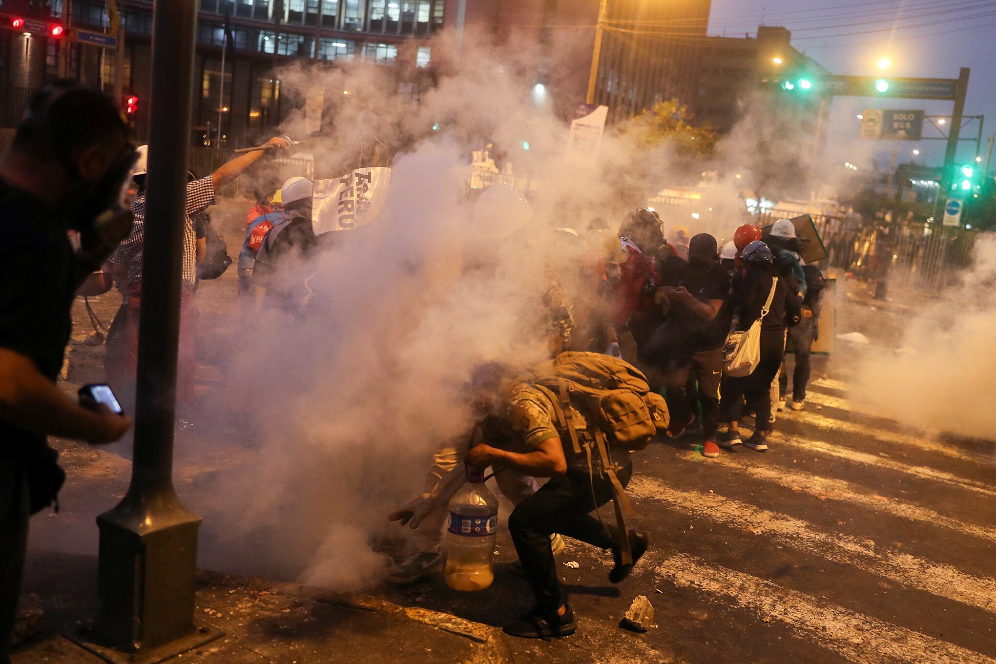 En imágenes : Protestas en Perú en medio de inestabilidad política.