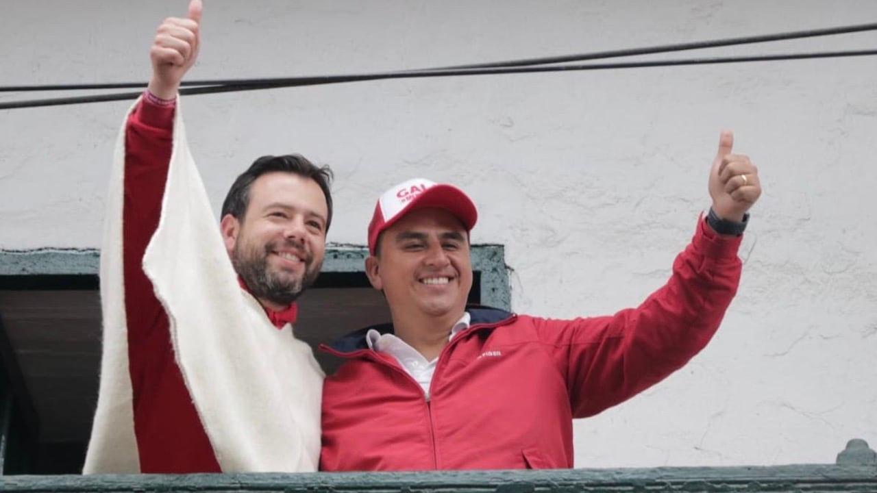 Carlos Fernando Galán y David Saavedra.