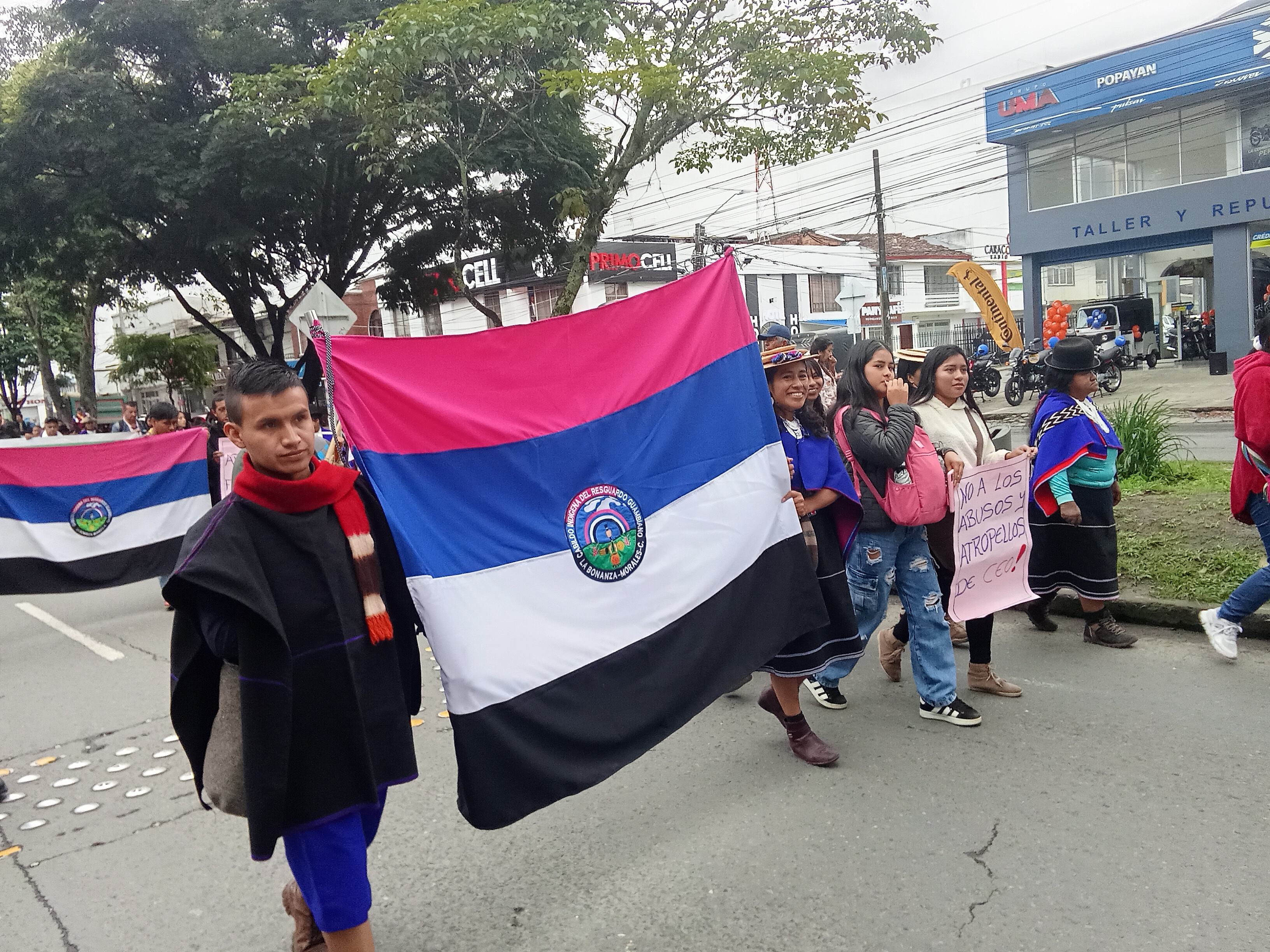 Los integrantes de las Autoridades Indígenas del Suroccidente Colombiano, Aiso, se suman a la Minga Nacional que se adelantará en Bogotá durante estos últimos días del mes de abril.