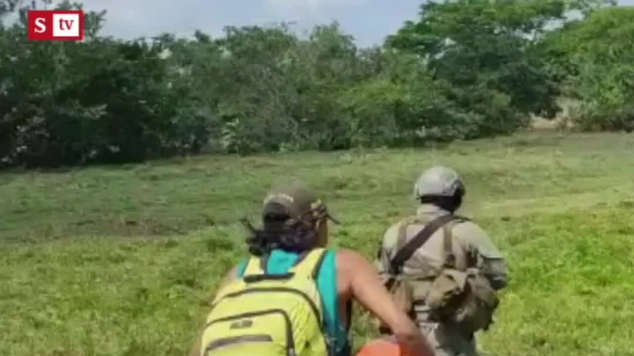 Momento en el que encuentran a Mauricio Ramírez, uno de los seis jóvenes desaparecidos en Antioquia - clipped version