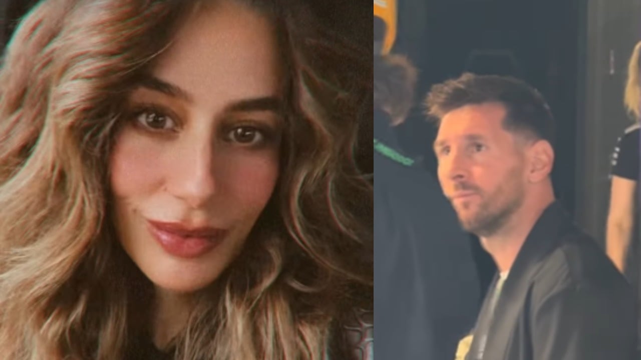 Manuela González y Messi coincidieron en evento de la Fórmula 1.