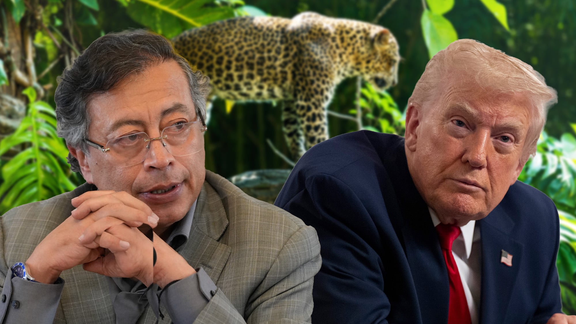Gustavo Petro, Donald Trump