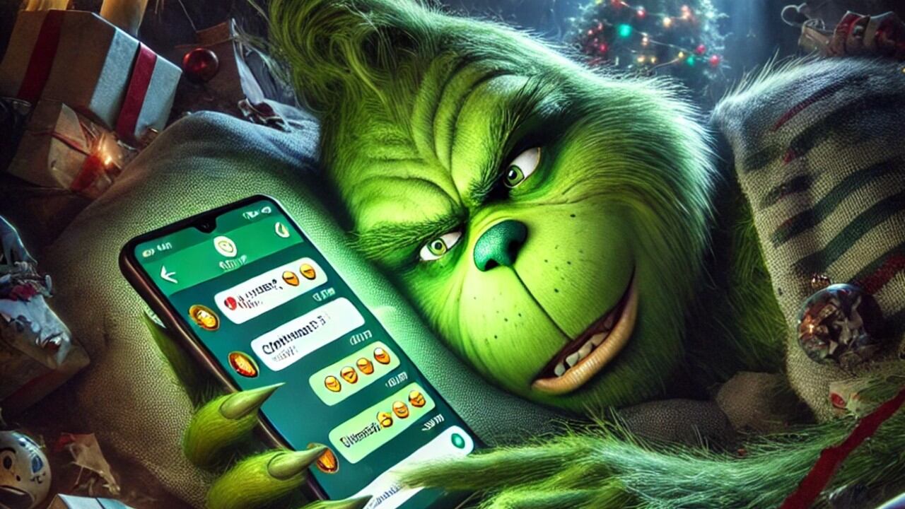 El Grinch llega a WhatsApp.