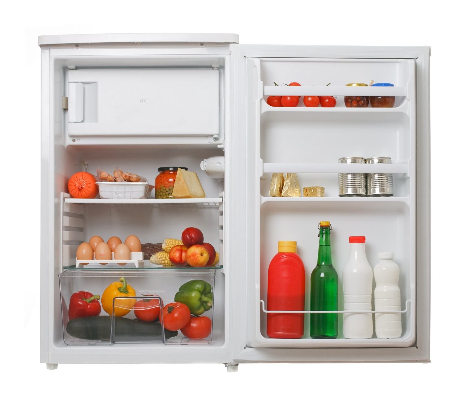 Alimentos en la nevera