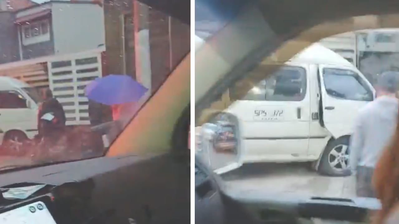 Ruta escolar chocó contra una vivienda en la localidad de Engativá en Bogotá durante la mañana del jueves 1 de octubre