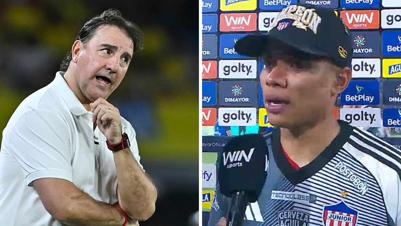 Mensaje de José Enamorado, a Néstor Lorenzo, tras coronarse campeón con Junior.